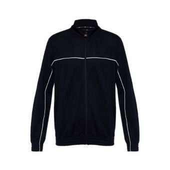 Men Zip Pull Heritage Jacket - Black