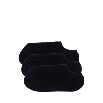 3P Lowcut Women Socks - Black