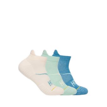 No Show Run Sock 3 Pack Unisex Socks - Birch / Jadeite / Foggy Night