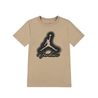 Airbrushed Boy's T-Shirt -Brown