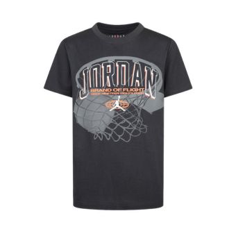 Hoop Up Boy's T-Shirt -Brown