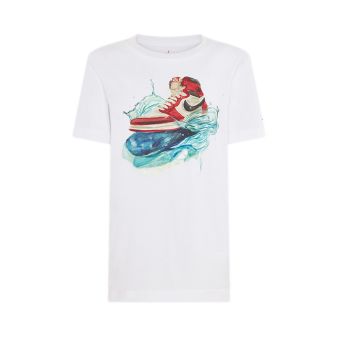Wave Boy's T-Shirt -White