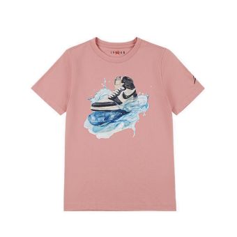 Wave Boy's T-Shirt -Dusty Pink