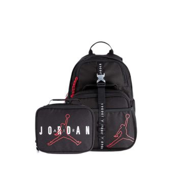 Air Jordan Lunch Backpack Boys Lifestyle - Black