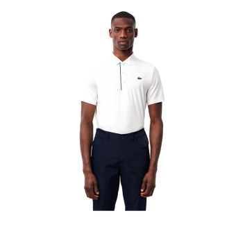 Chemise Col Bord-Cotes Polo Men's - White/Navy Blue