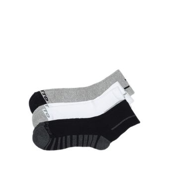 Mens Running Quarter Socks 3prs - Multi Color