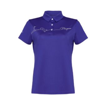 Golf Course Print Polo Women's - Royal Blue