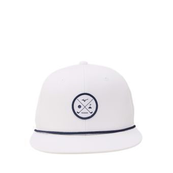 Flat Men Cap - White