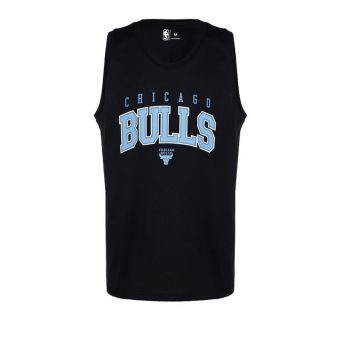 Bulls Wordmark Muscle Men's Tee - Black