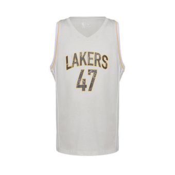 Lakers Est Year Muscle Tee - Ivory