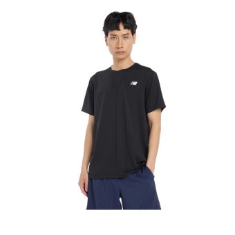 Sport Color Block Men's T-Shirt - Black