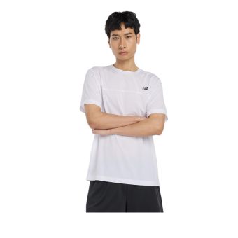 Sport Color Block Men's T-Shirt - White