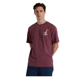 Athletics Relaxed Hoops Cartoon Men's T-Shirt - Purple