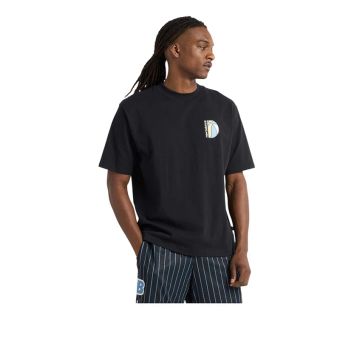 Hoops Mosaic Court Graphic Men's T-Shirt - Black