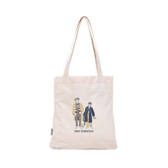 Graphic Unisex Tote Bag - Beige