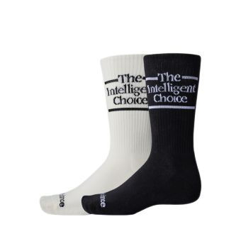 The Intelligent Choice Crew Unisex Socks 2 Pack - Multi
