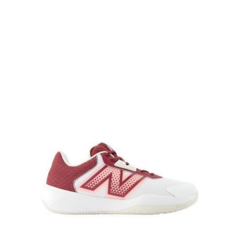 696 v6 Women's Tennis Shoes - White/Red