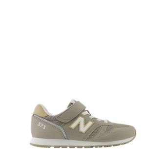 373 v2 Bungee Lace with Top Strap Boys Sneakers Shoes - Grey