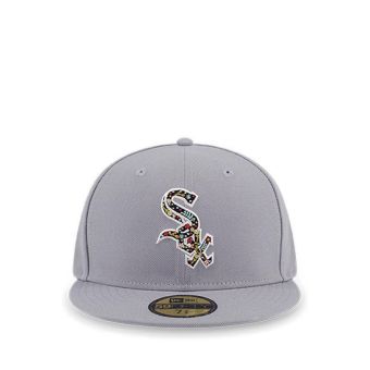5950 Pack Floral Infilled Chiwhi Men's Caps - Gray