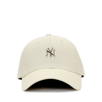940 Metal Badge Mini Neyyan Men's Caps - Chrome White