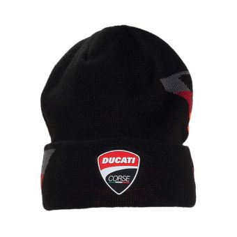 Beanie Gradient Side Cuff Ducati Men's Caps - Black