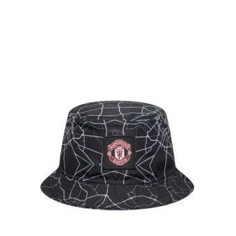 Bucket Aop Manutd Men's Caps - Black