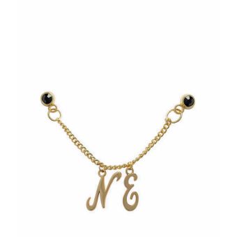 5950 Day Pins Chain Ne Unisex Acc - Black