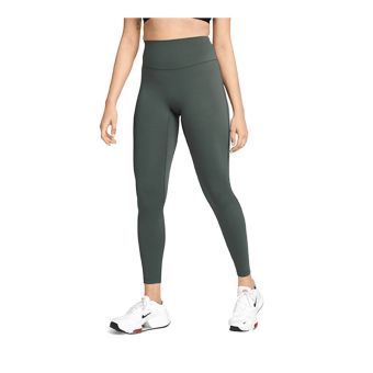 One Seamless Front Womens High-Waist Full Length Leggings - Green