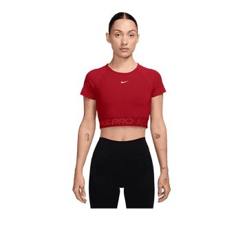 Pro Dri-FIT Women's Cropped Top - Red