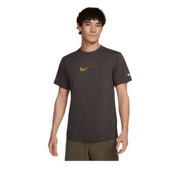 Dri-FIT UV Hyverse Men's Short-Sleeve Fitness Top - Brown