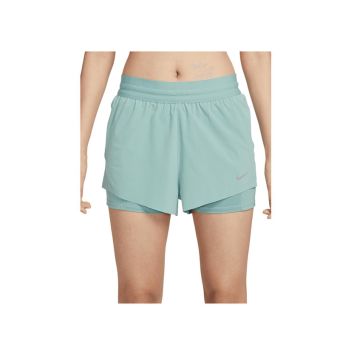 Swift Women's Dri-FIT Mid-Rise 2-in-1 Running Shorts - Blue