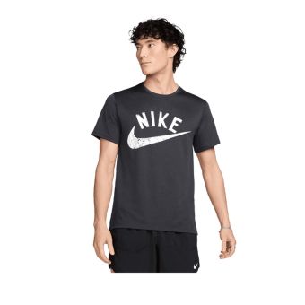 Miler Men's Dri-FIT Short-Sleeve Running Top - Black