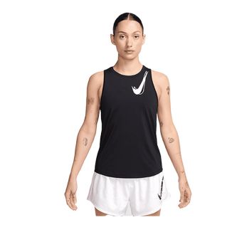 One Swoosh Women's Dri-FIT Running Tank Top - Black