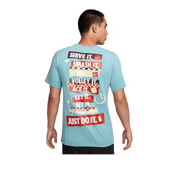 Court Men's Dri-FIT Tennis T-Shirt - Blue