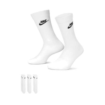 NSW EVERYDAY ESSENTIAL CR Unisex Socks - WHITE/BLACK