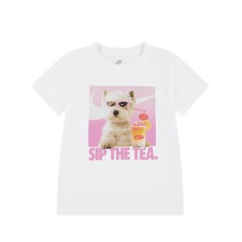 Nike Young Athlete Sunny Swooshgirl's T-Shirt -White