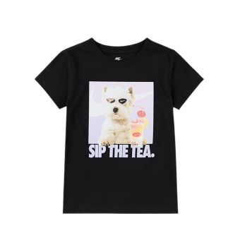 Nike Young Athlete Sunny Swooshgirl's T-Shirt -Green