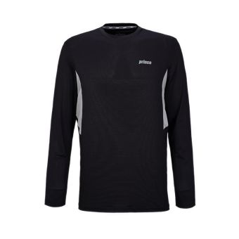 Performance Men Colorblock Longsleeve Tee - Black/Grey