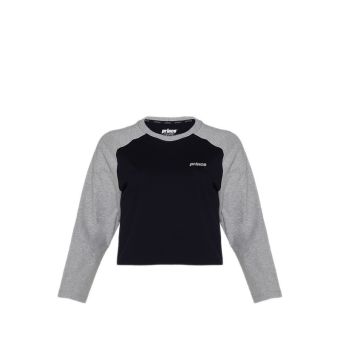 Lifestyle 2 Color Longsleeves Women's Shirt -Black