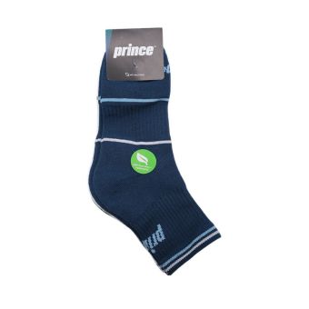 Perf Unisex Classic Logo Quarter Socks - White/Navy/Black