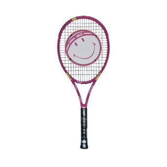 x Smiley Beast Power Women Strung 270g G02 Tennis Racket - Pink/Yellow