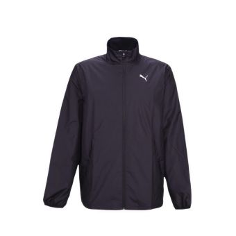 ESS Poly Woven FZ Men's Running Jacket - Black