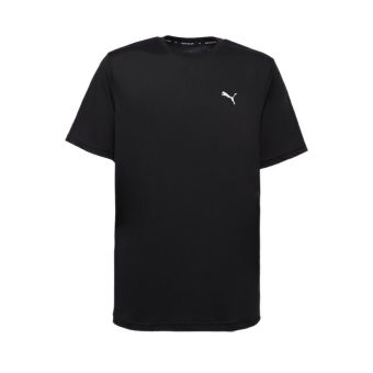 ESS Small Logo Poly Men's Running T-Shirt - Black