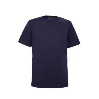 ESS Small Logo Poly Men's Running T-Shirt - Navy