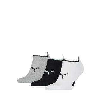 Unisex Noshow 3P - White / Grey / Black