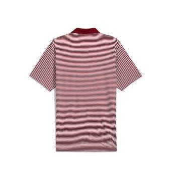 Pure Stripe Polo Men's - Red