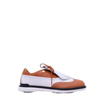 Puma X Arnold Palmer Royale Wingtip Shoes Men's - Puma White-Leather Brown-Puma Black