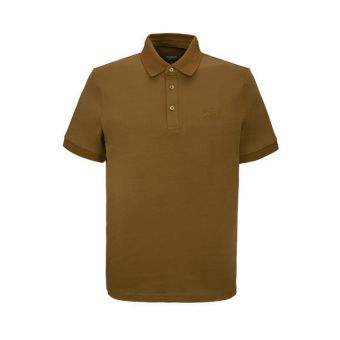 Camillo Lifestyle Men's Polo - Khaki Brown