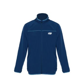 Men Sports Jackets W/Hoodie - BLUE