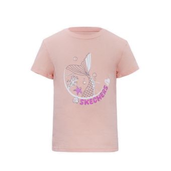 Toddler Shell Tshirt Girls - Salmon